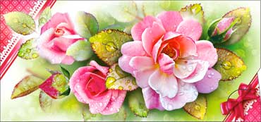 Конверты для денег - Конверт для денег "Без текста" блестки