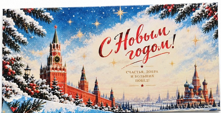 Конверт для денег "С Новым годом!"