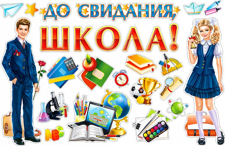 Набор для декорирования интерьера "До свидания, школа!"