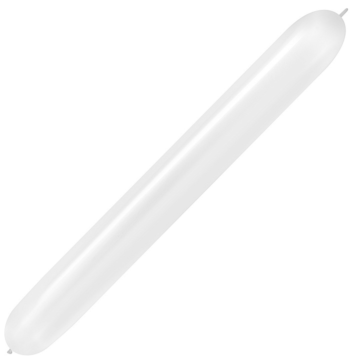 Шар (6''/15 см) ШДМ, Белый, пастель, 20 шт.