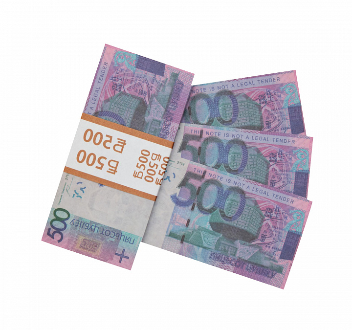 Сувенирные деньги 500 белорусских рублей
