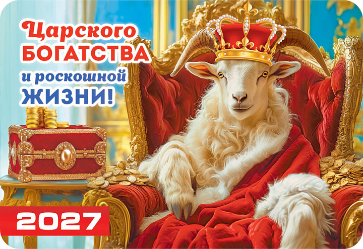 Карманный календарь 2027 "Символ года"