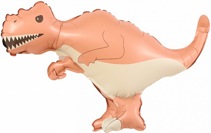 Шар (37''/94 см) Фигура 3D, Динозавр Тираннозавр, Сатин, 1 шт.