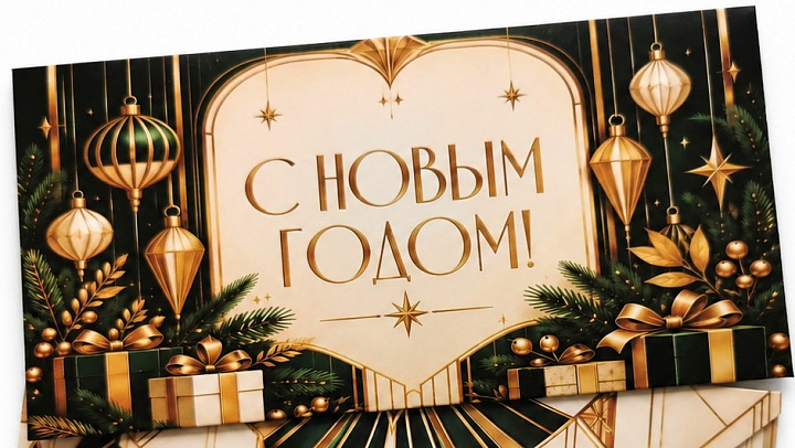 Конверт для денег "С Новым годом!"