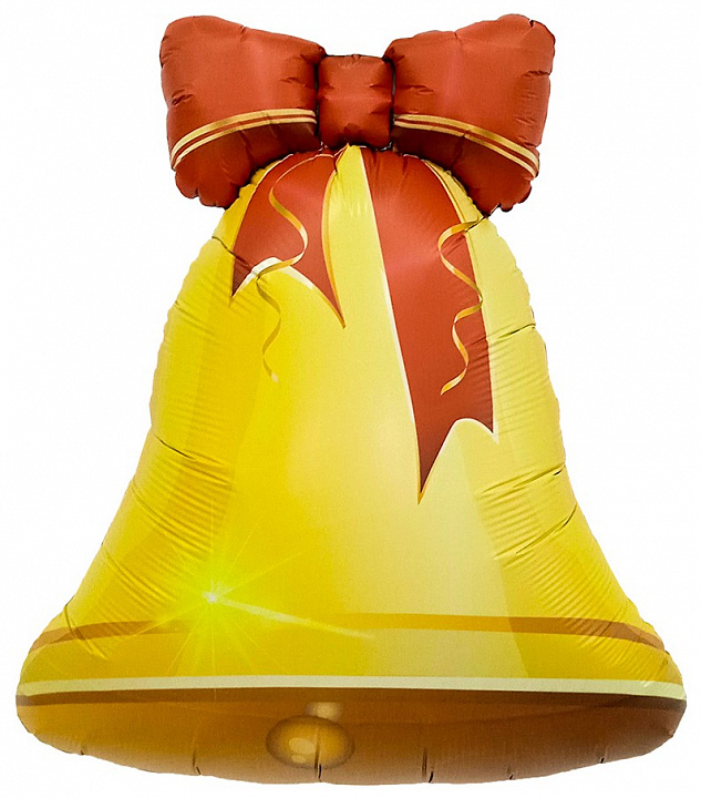 Шар (33''/84 см) Фигура, Школьный колокольчик, 1 шт. в уп.