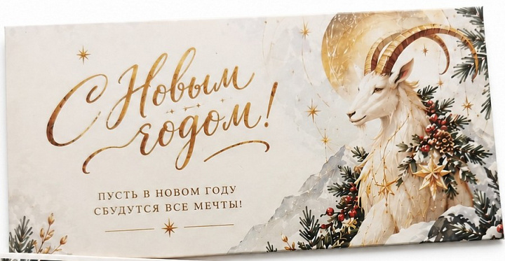 Конверт для денег "С Новым годом!"