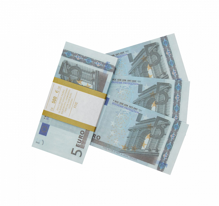 Сувенирные деньги 5 евро