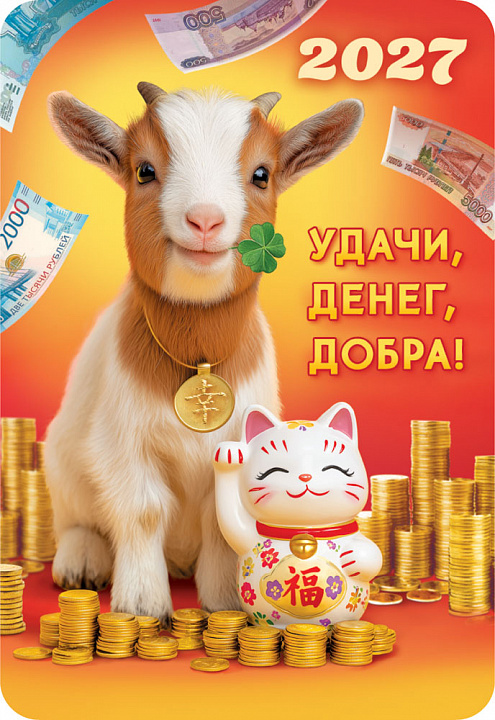 Карманный календарь 2027 "Символ года"